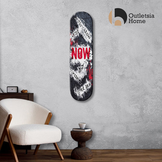 Outlesia Homes - Act Now Skateboard Deck