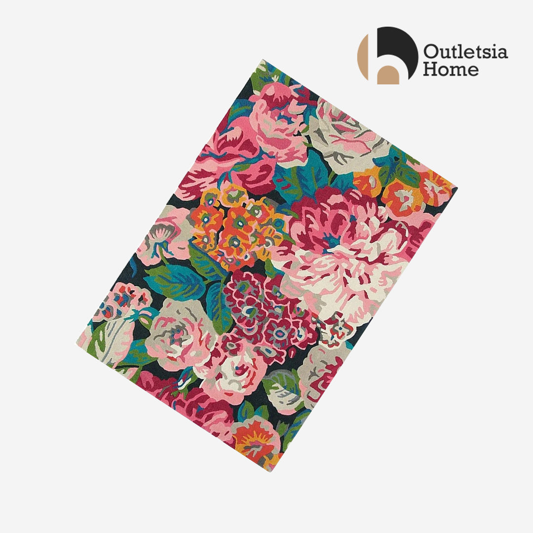 Outlesia Homes - Floral Colorful Rug - 80 x 150cm