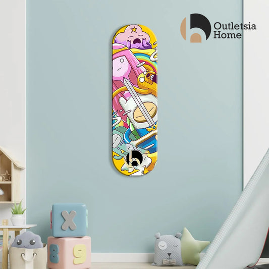 Outlesia Homes - Adventure Time Skateboard Deck